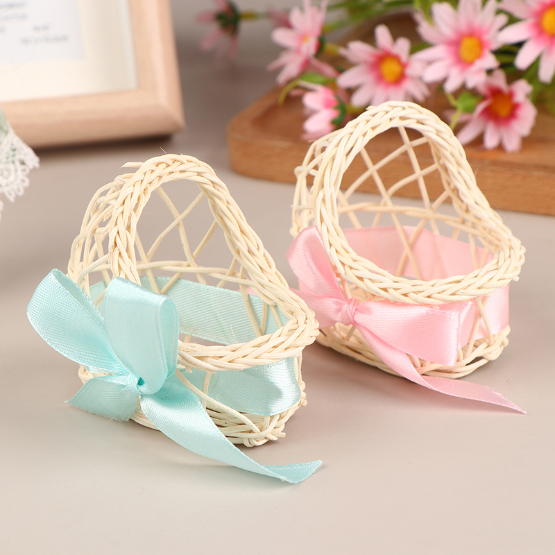 Baby Nursery Set Furniture - Dollhouse Miniature Wooden Nursery Cradle Baby