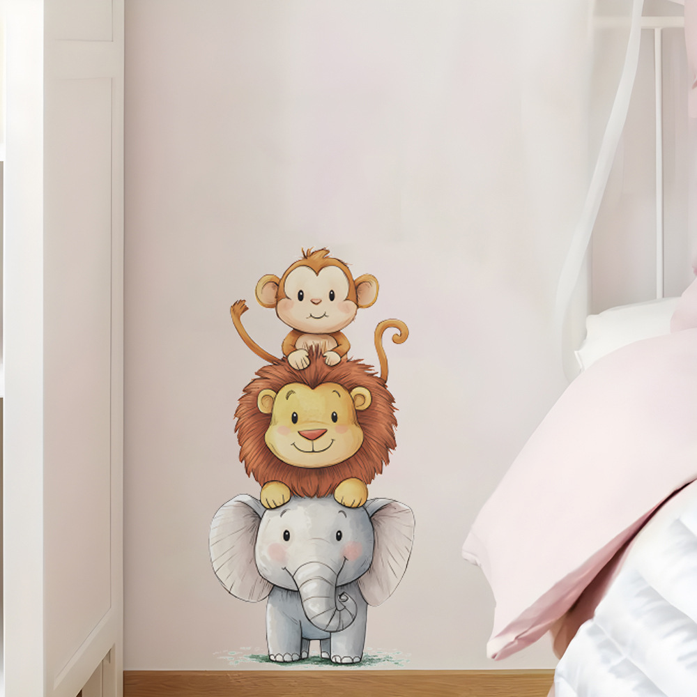 Baby Nursery Things - Cute Forest Animals Wall Stickers for