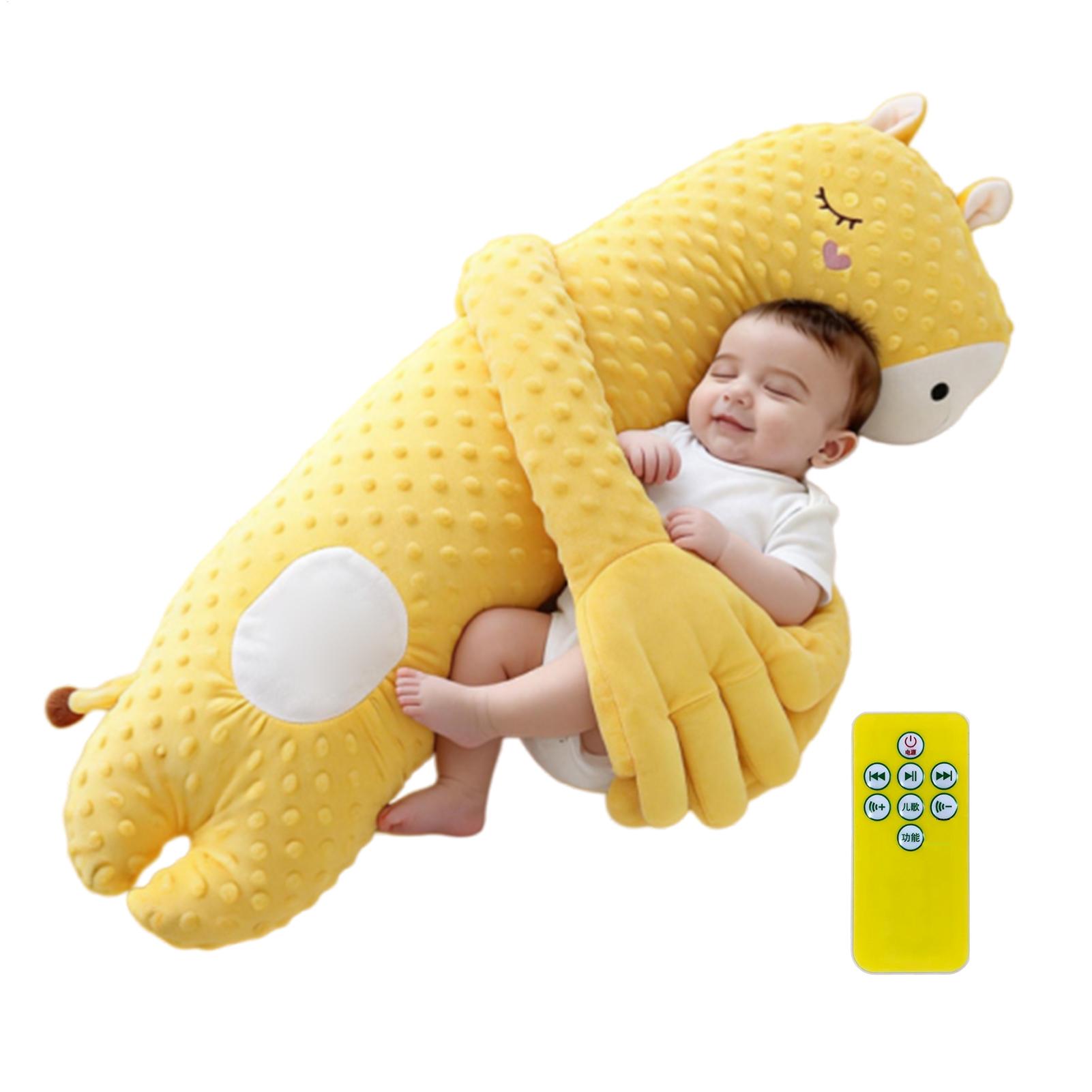 Baby Nursery Cushion - Kids Patting Pillow with Remote Quiet
