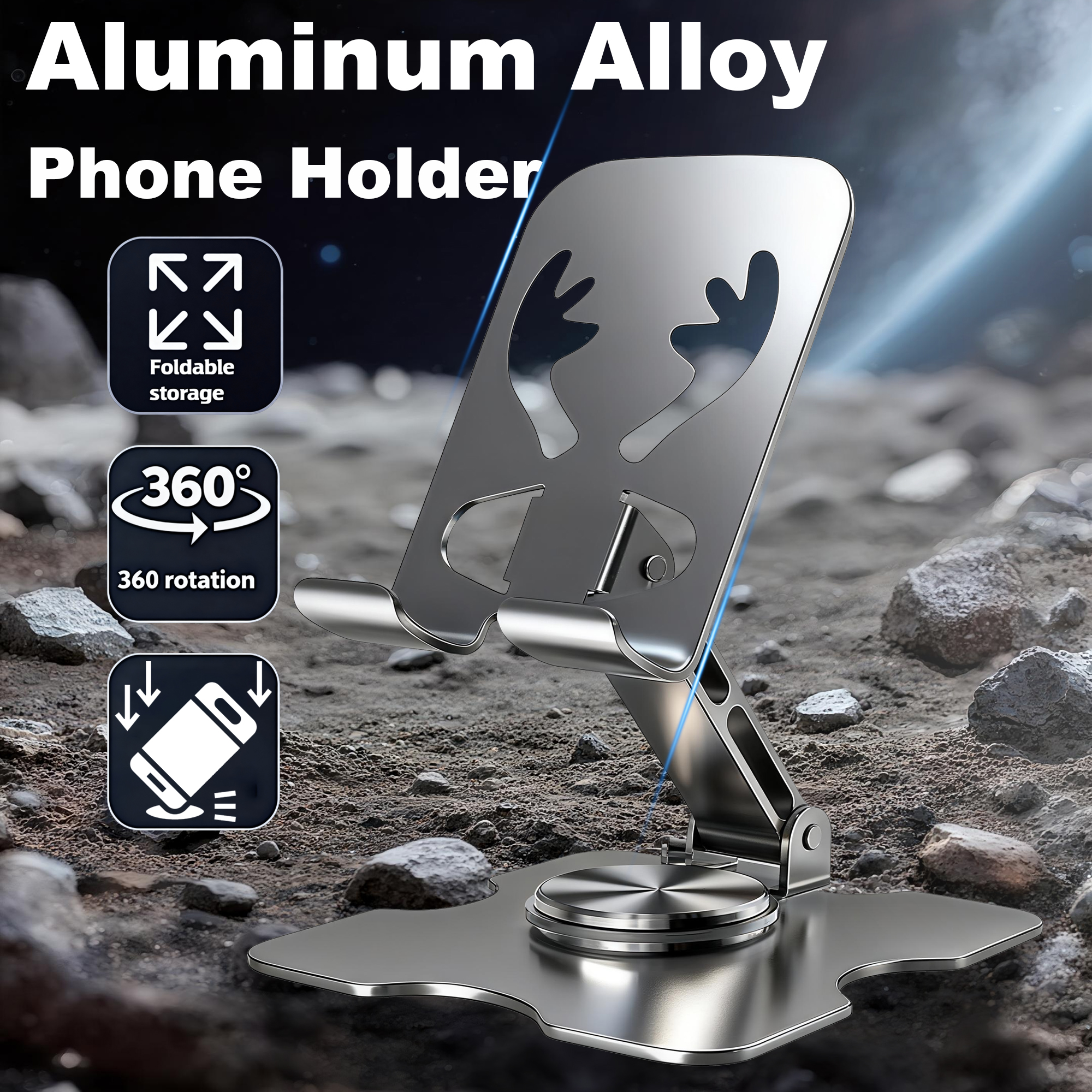 Mobile Hanger Arm - Universal All Aluminum Alloy Foldable Desk
