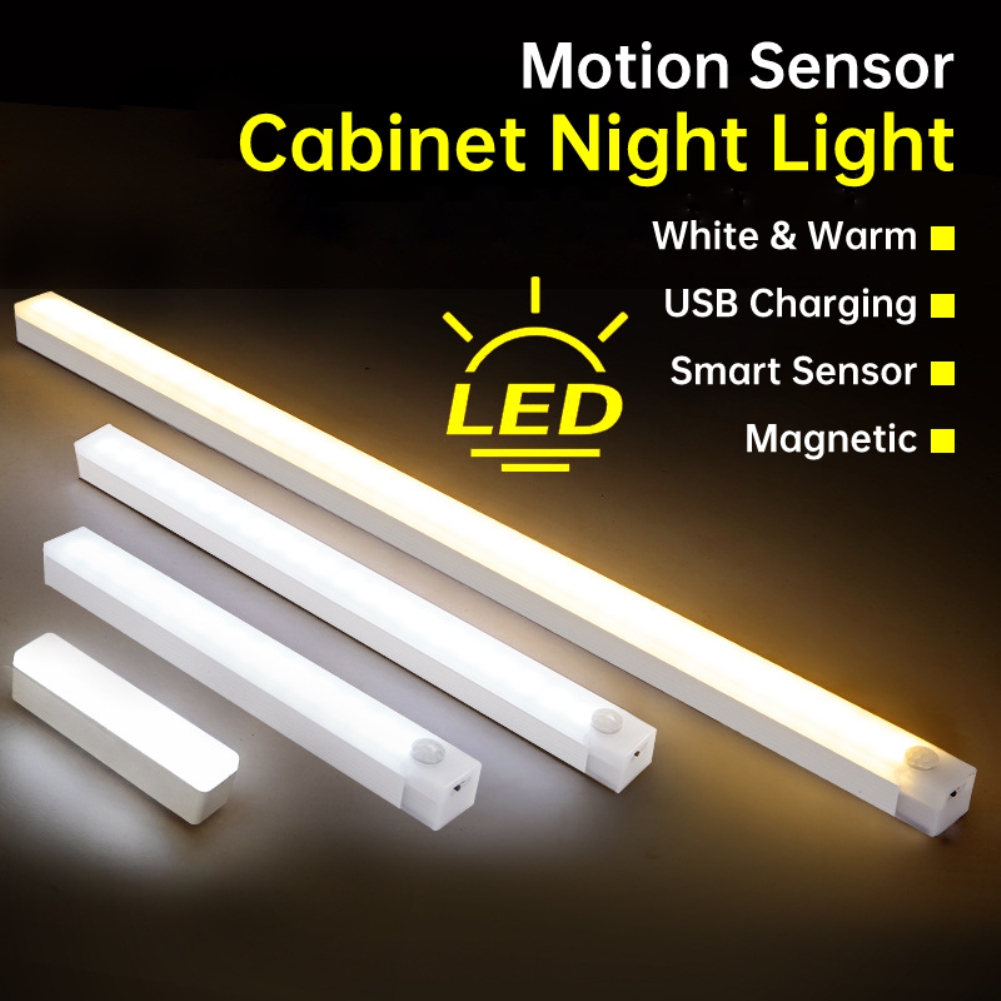 Drawer Dresser White - Motion Sensor Night Light USB Rechargeable