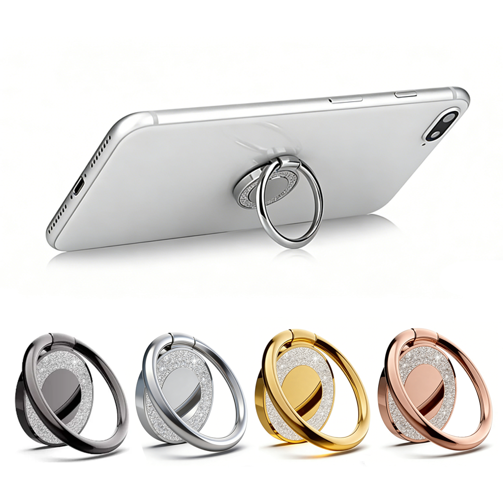 Mobile Hanger Arm - 360° Rotatable Metal Ring Phone Holder
