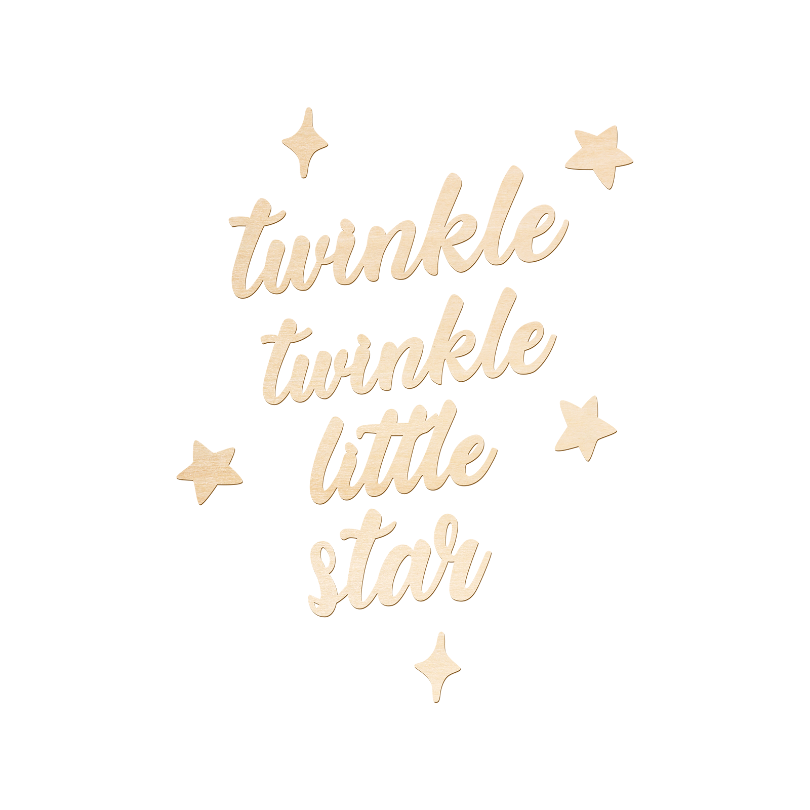 Twinkle Twinkle Little Star Wo - огляд і ціна Baby Nursery Art