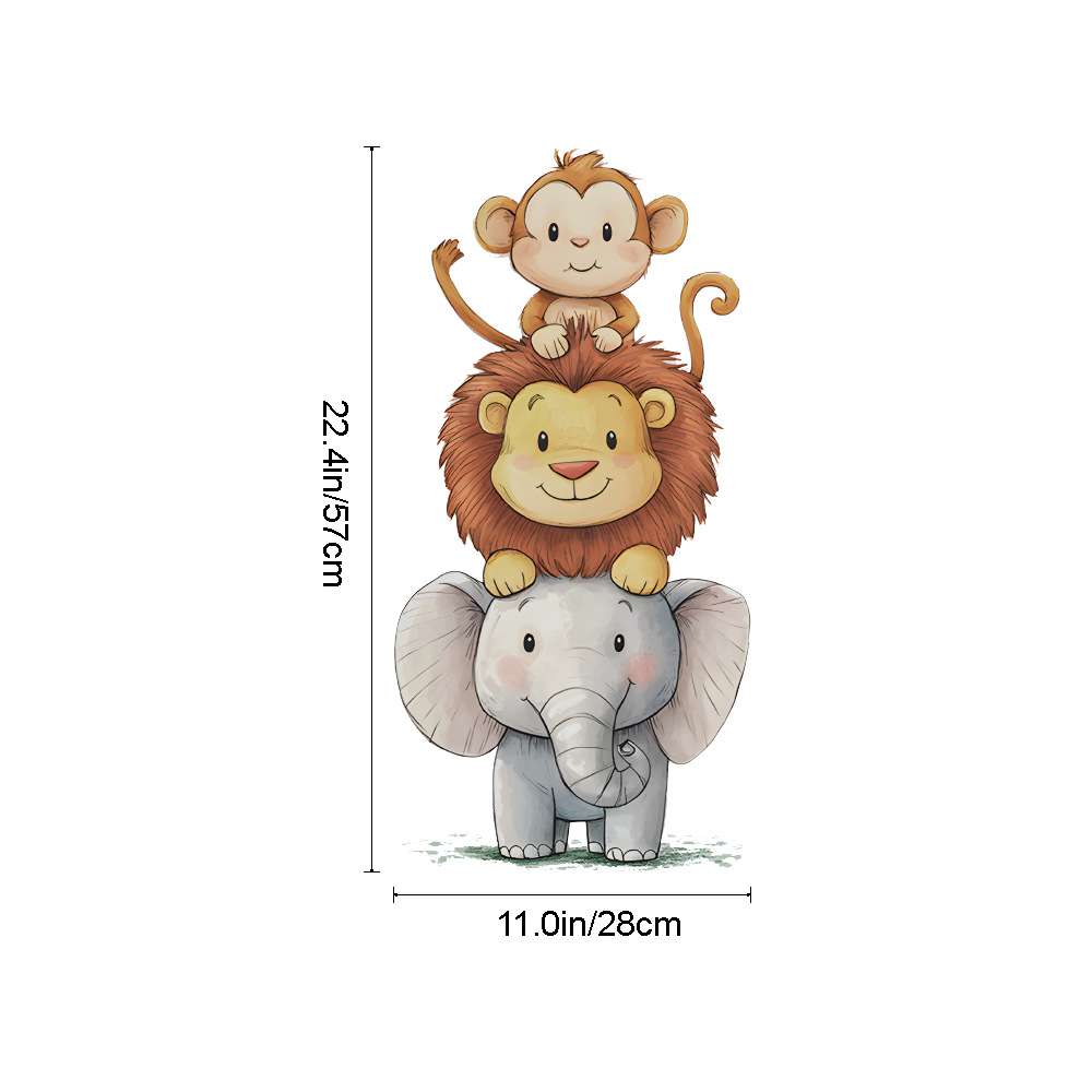 Cute Forest Animals Wall Stick - огляд і ціна Baby Nursery Things