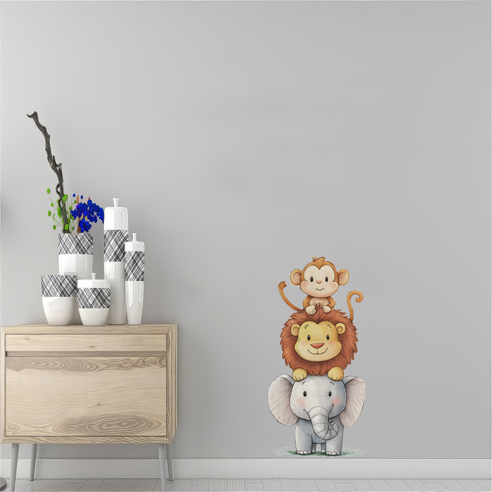 Cute Forest Animals Wall Stick - огляд і ціна Baby Nursery Things