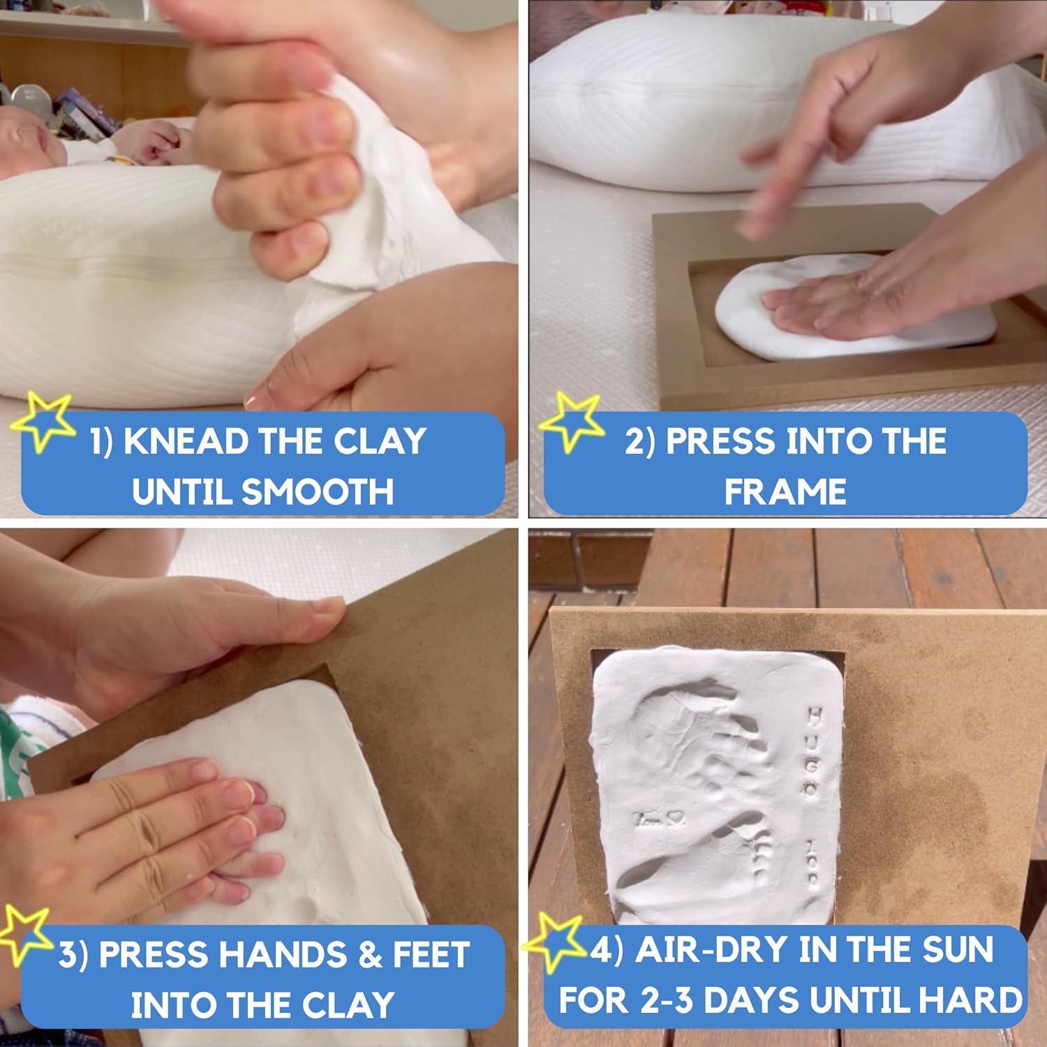 Baby Handprint & Footprint Kit - огляд і ціна Baby Nursery Images Free