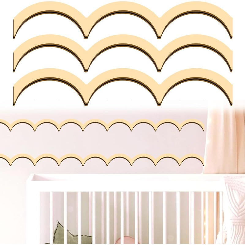 36Pcs Unfinished Wood Trim Mol - огляд і ціна Baby Nursery Things