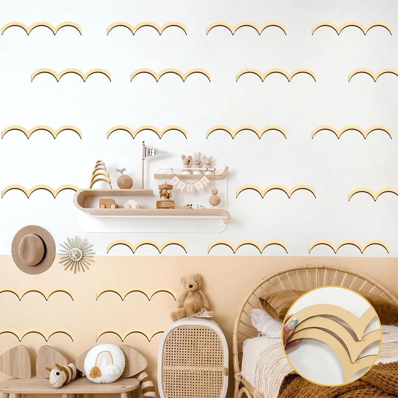 36Pcs Unfinished Wood Trim Mol - огляд і ціна Baby Nursery Things