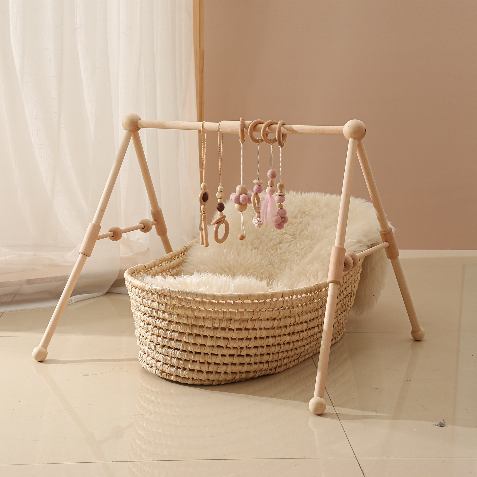 Baby Wooden Toys Play Gym Ordi - огляд і ціна Baby Nursery Nurse