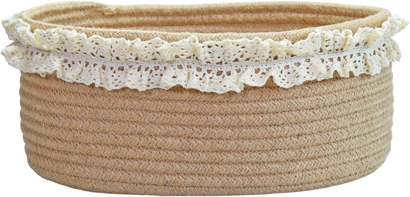 Small Brown Jute Woven Storage - огляд і ціна Baby Nursery Images Free