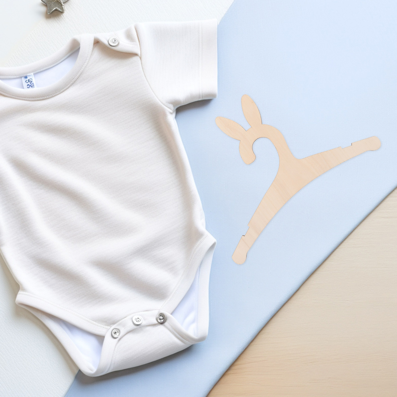 5Pcs Wooden Infant Hangers DIY - огляд і ціна Baby Nursery Closet