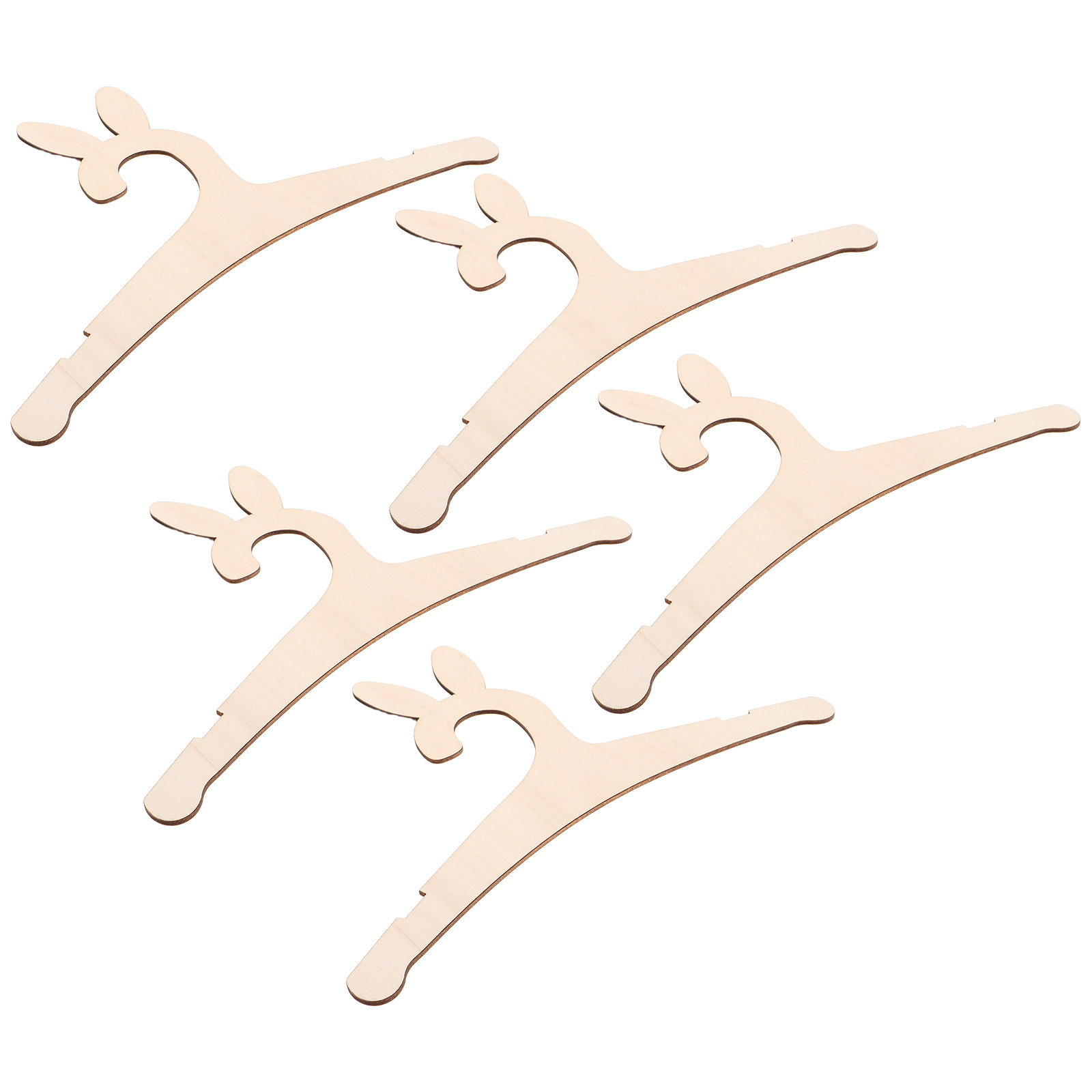 5Pcs Wooden Infant Hangers DIY - огляд і ціна Baby Nursery Closet