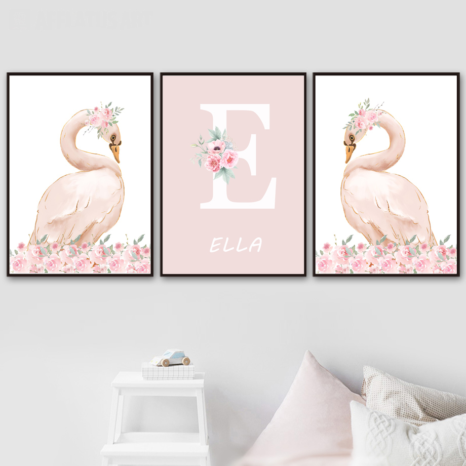 Pink Angel Girl Sun Moon Cloud - огляд і ціна Baby Nursery Posters