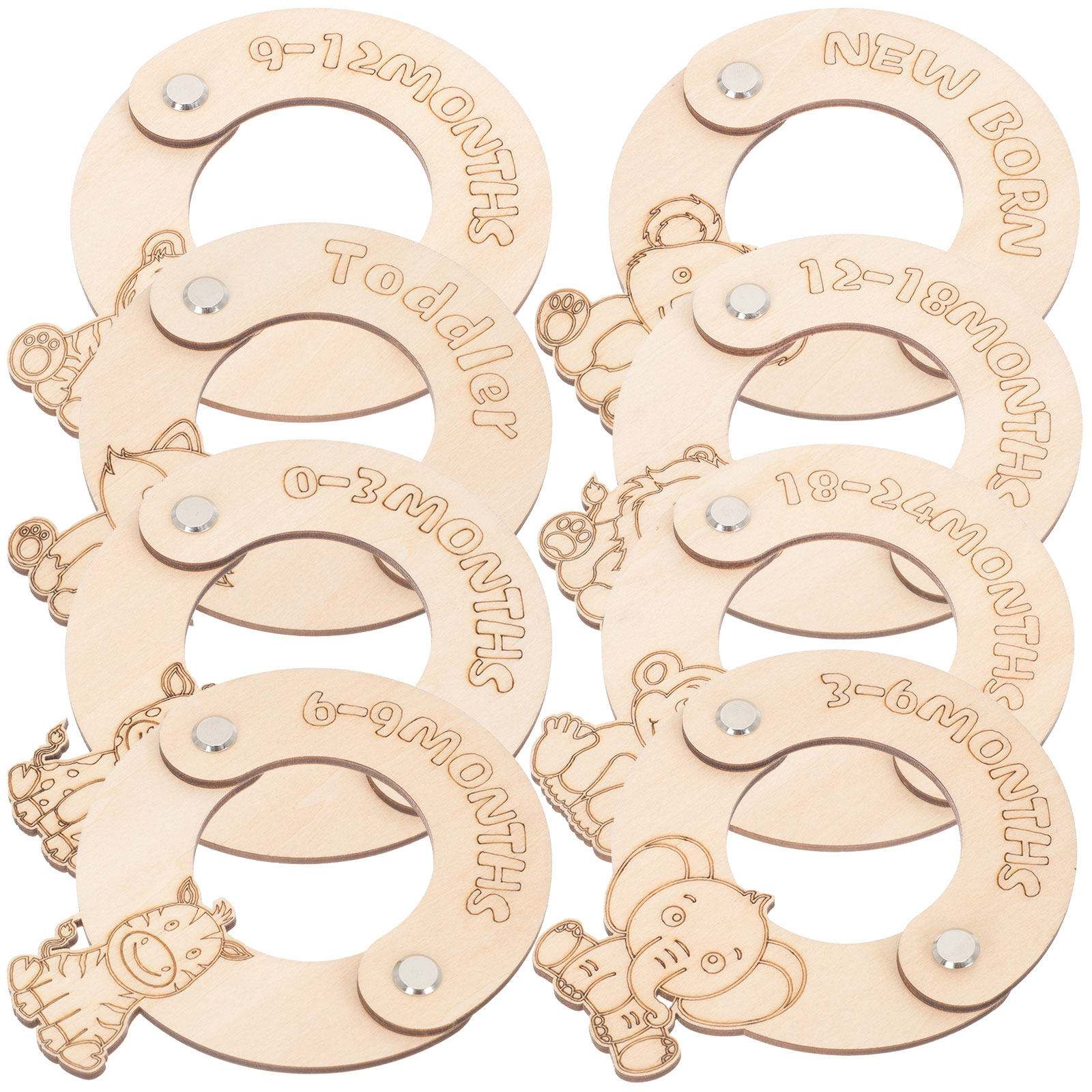 8Pcs Baby Closet Clothing Size - огляд і ціна Baby Nursery Closet