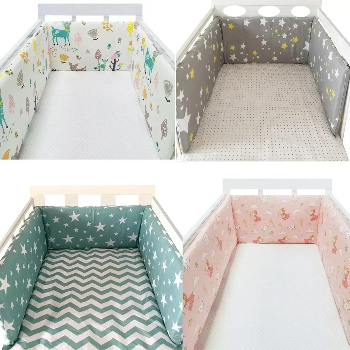 Baby Bed Bumpers Infant Cotton - огляд і ціна Baby Nursery Cushion