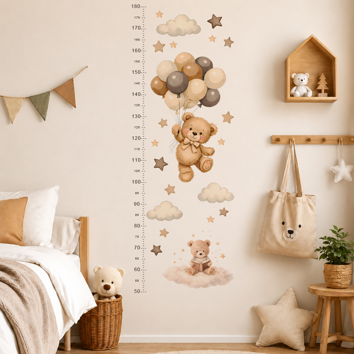 Bohemia Cute Bear Height Chart - огляд і ціна Baby Nursery Set Furniture