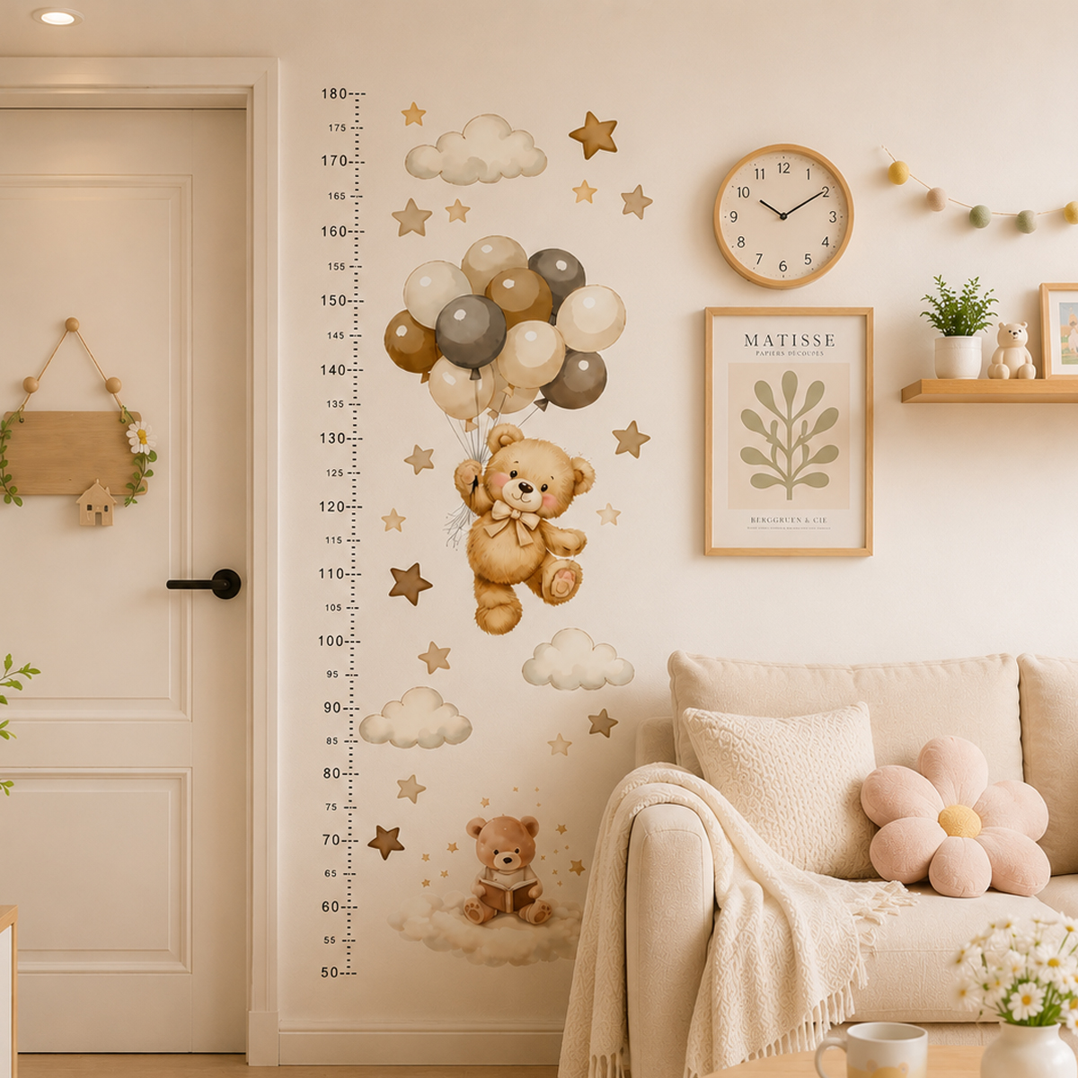 Bohemia Cute Bear Height Chart - огляд і ціна Baby Nursery Set Furniture