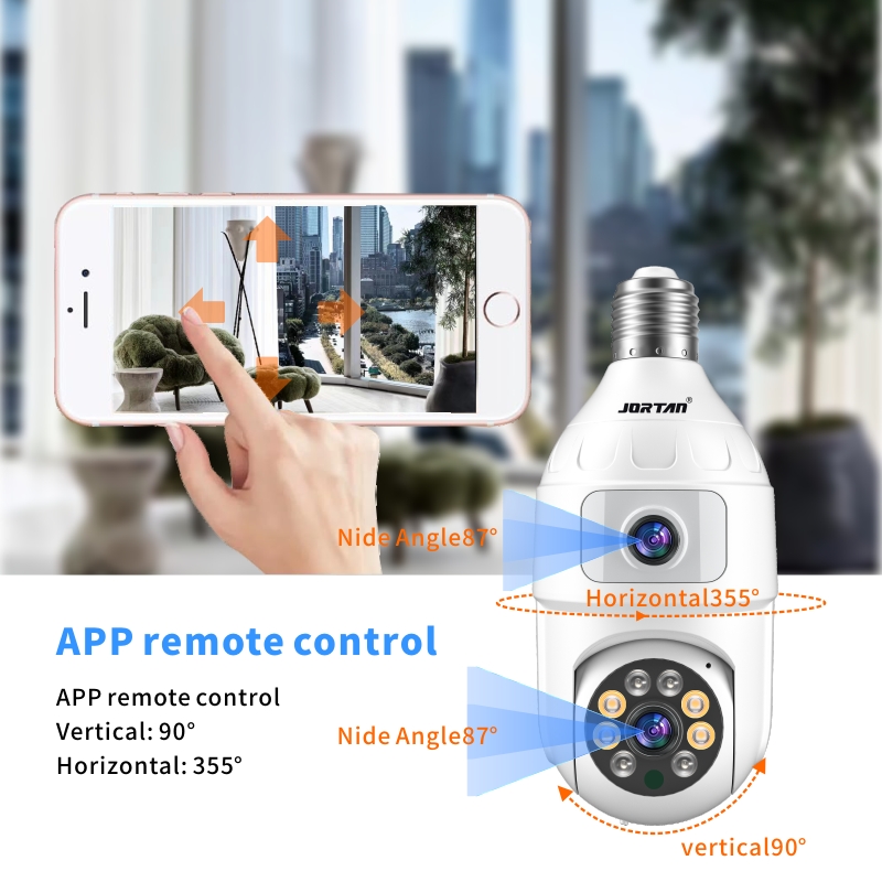 4MP Bulb E27 Dual Lens 360 Ind - огляд і ціна Baby Monitor Split Screen