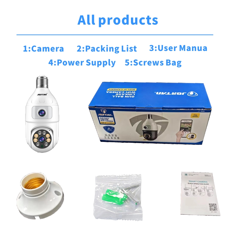 4MP Bulb E27 Dual Lens 360 Ind - огляд і ціна Baby Monitor Split Screen