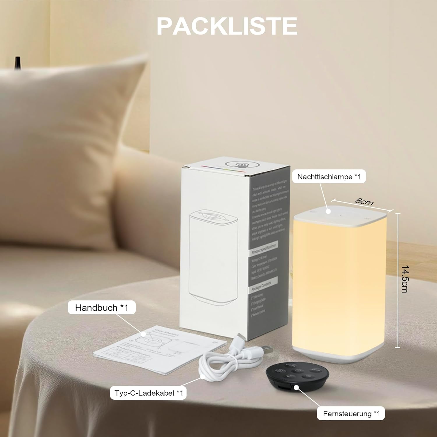 Dimmable Touch Lamp for Bedroo - огляд і ціна Baby Nursery Table Lamp
