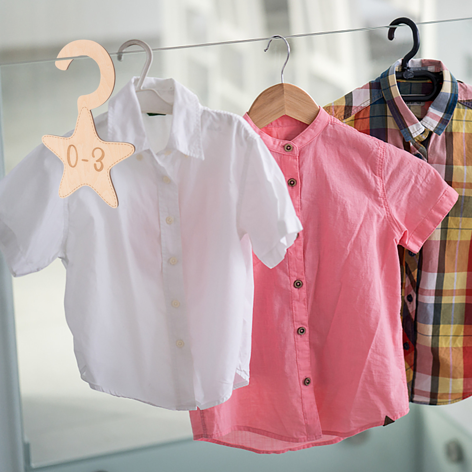 7Pcs Infant Clothes Dividers W - огляд і ціна Baby Nursery Closet