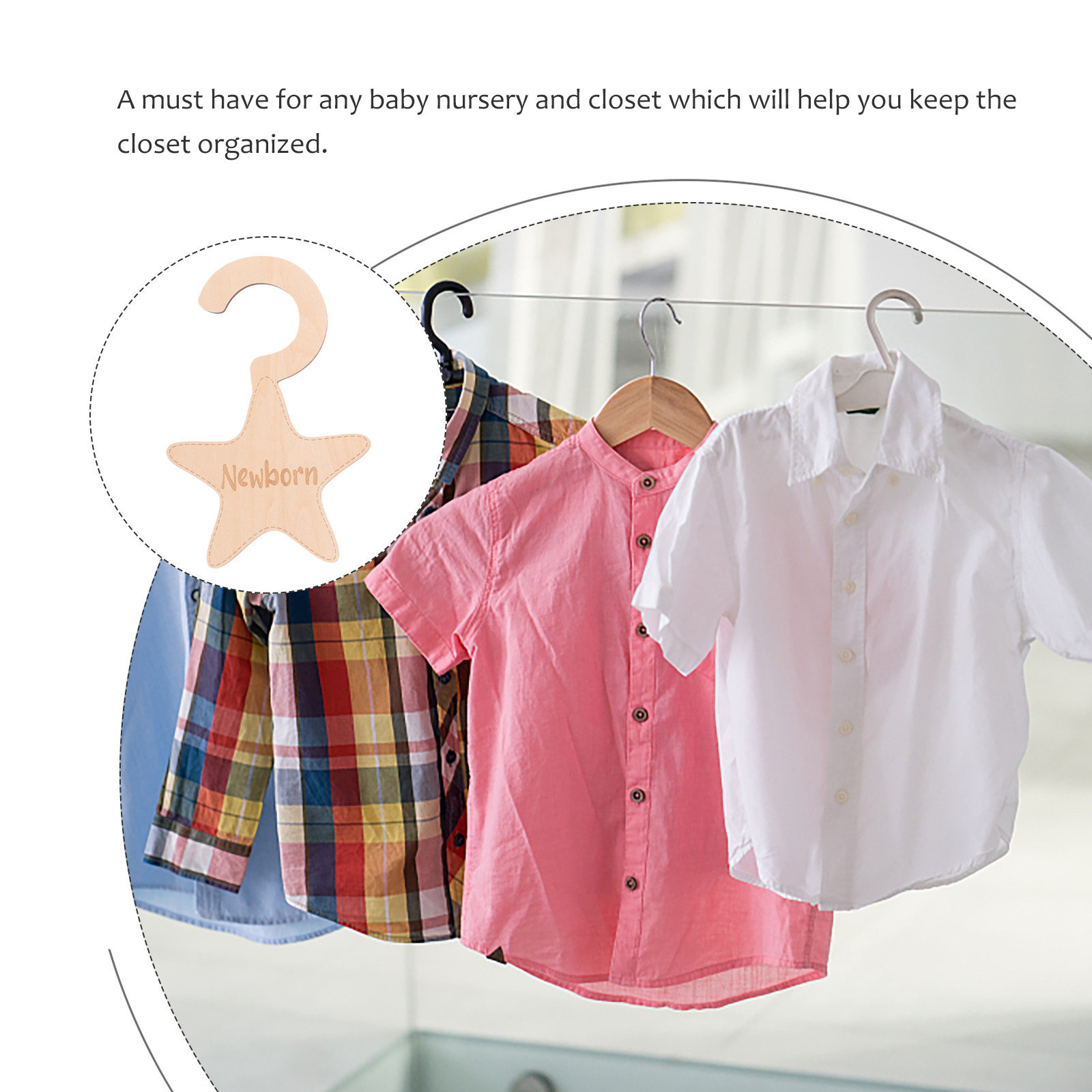 7Pcs Infant Clothes Dividers W - огляд і ціна Baby Nursery Closet