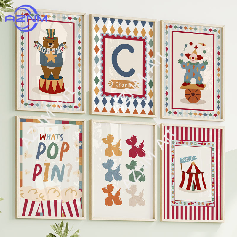 Circus Bear Magician Dog Quote - огляд і ціна Baby Nursery Posters