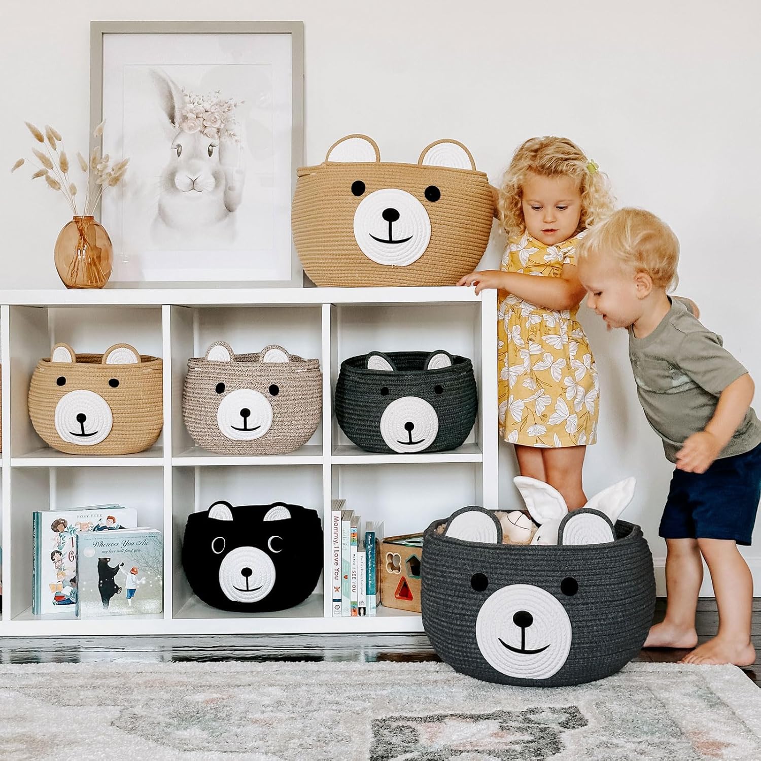 Baby Basket for Nursery, Bear  - огляд і ціна Baby Nursery Images Free