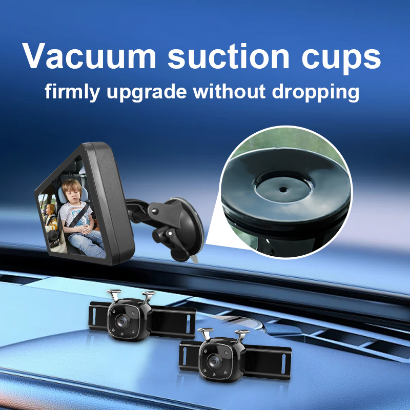 HD 2CH Baby Car Camera, 6.86 I - огляд і ціна Baby Monitor Split Screen