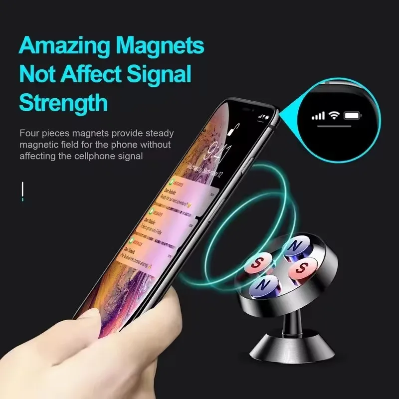 Magnetic Car Phone Holder Magn - огляд і ціна Mobile Hanger Arm