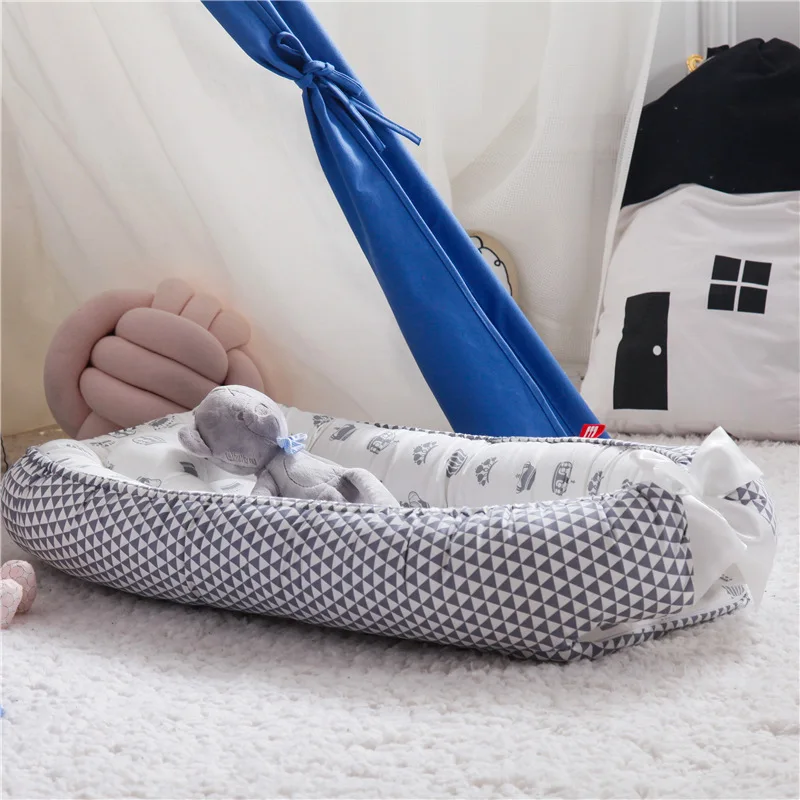 85*50cm Baby Nest Bed with Pil - огляд і ціна Baby Nursery Cushion
