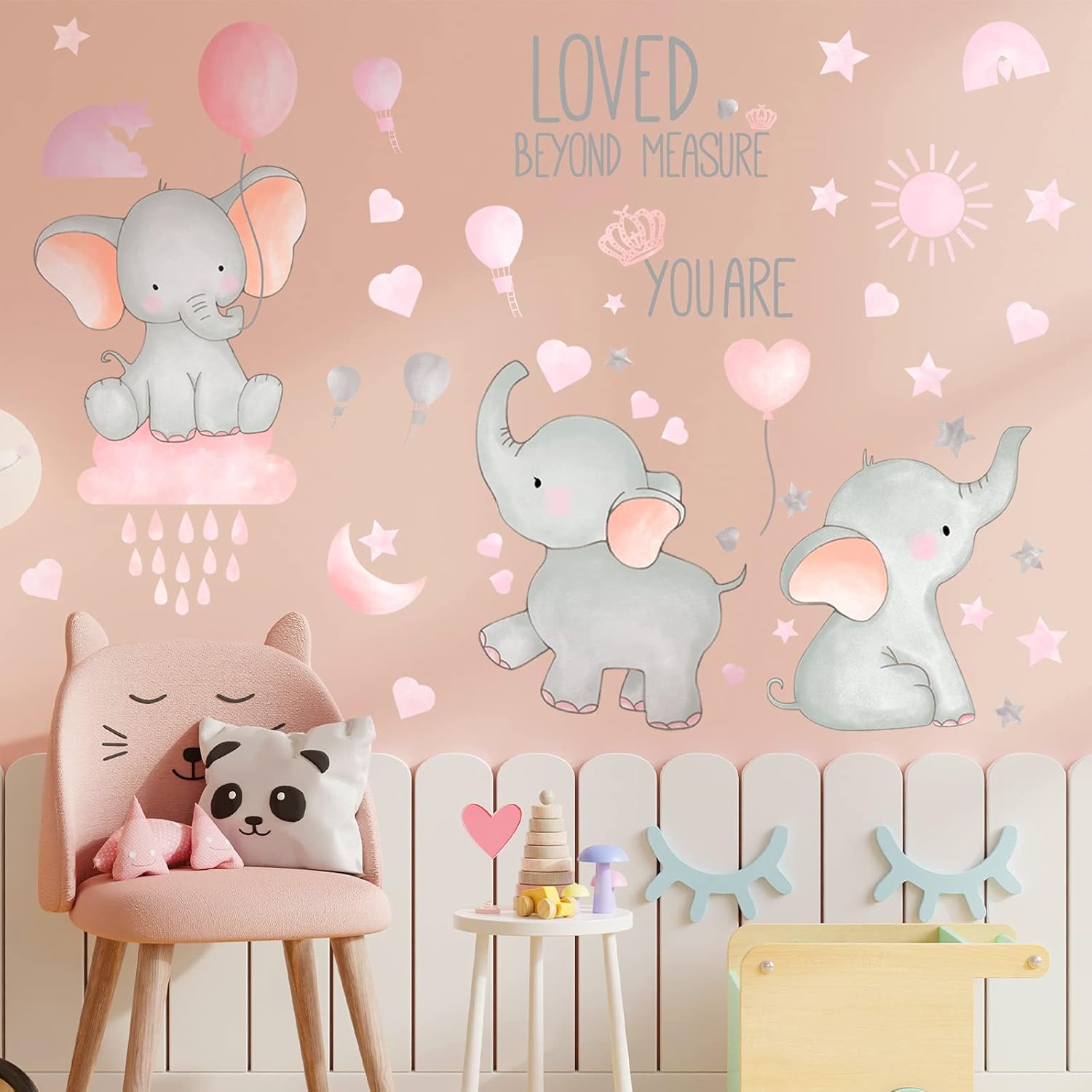 Dream Big Little One Elephant  - огляд і ціна Baby Nursery Images Free