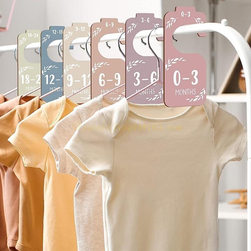 Set of 8 Baby Closet Wooden Di - огляд і ціна Baby Nursery Closet
