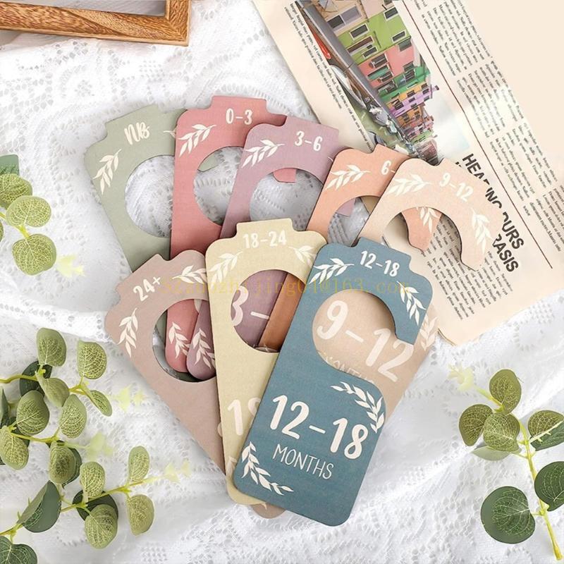 Set of 8 Baby Closet Wooden Di - огляд і ціна Baby Nursery Closet