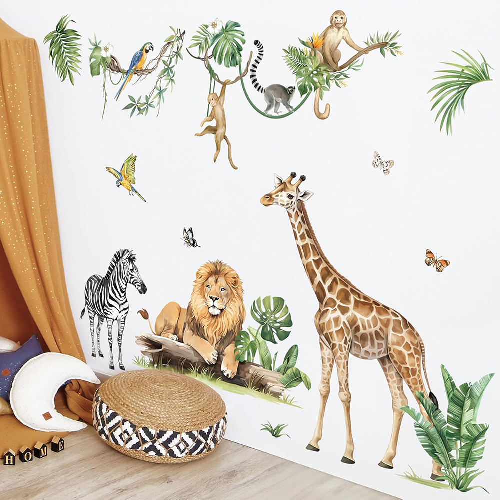Large Jungle Animal Tropical L - огляд і ціна Baby Nursery Set Furniture