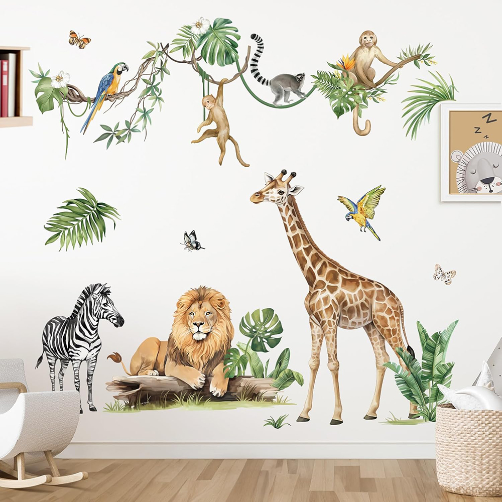 Large Jungle Animal Tropical L - огляд і ціна Baby Nursery Set Furniture