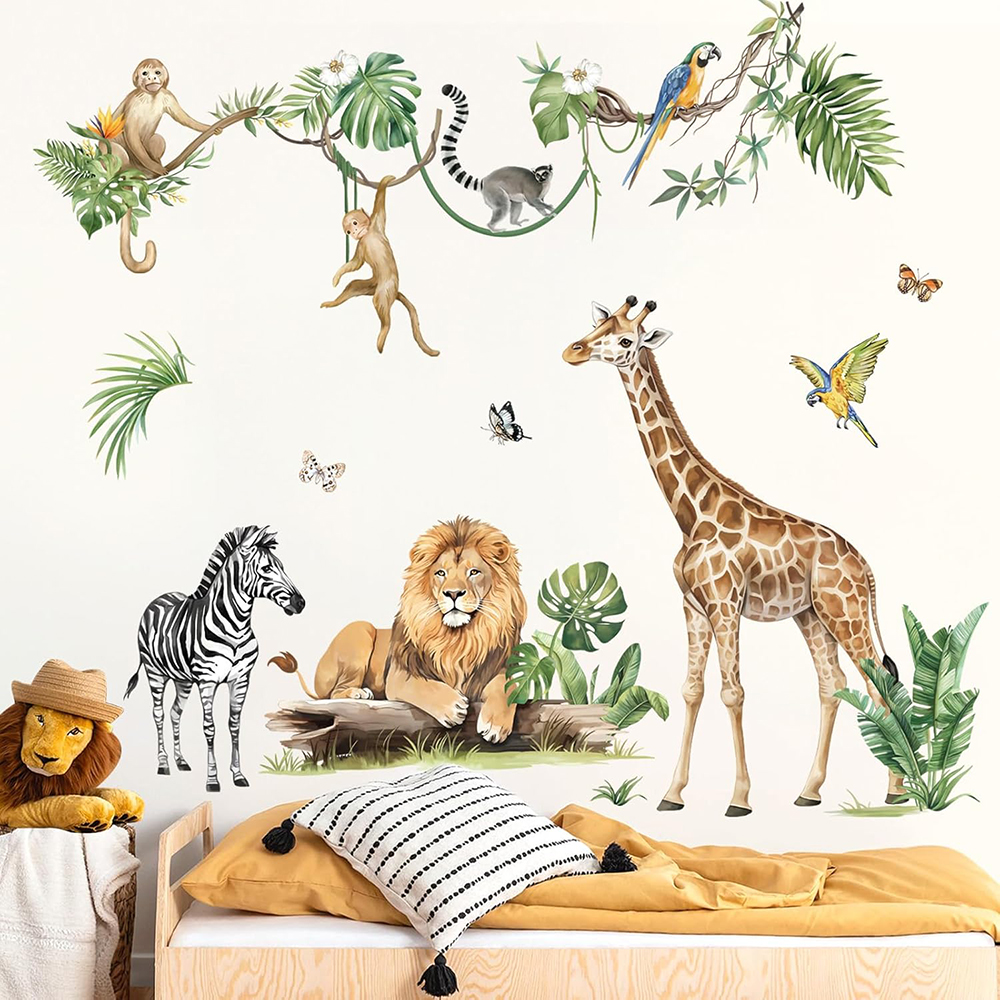 Large Jungle Animal Tropical L - огляд і ціна Baby Nursery Set Furniture
