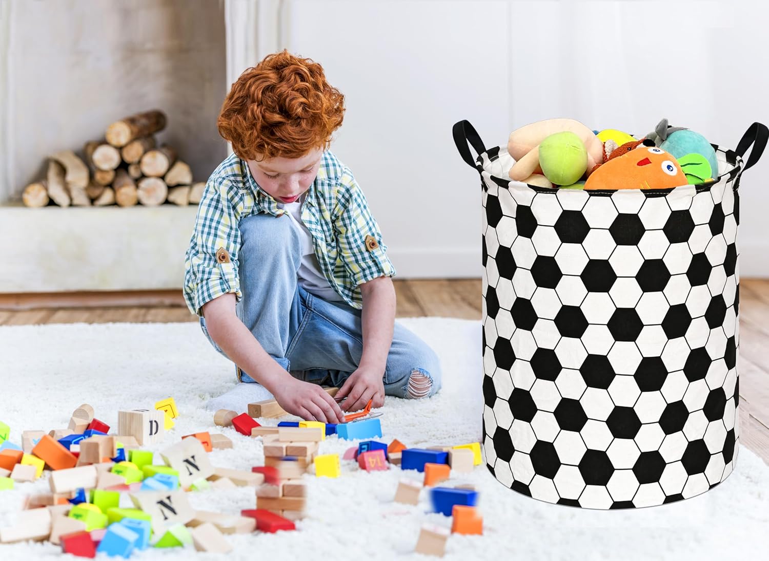 Round Kids Laundry Gift Basket - огляд і ціна Baby Nursery Laundry Basket