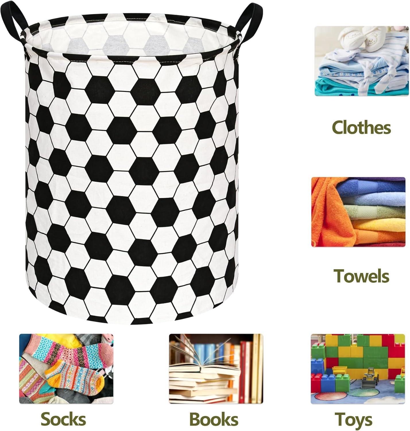 Round Kids Laundry Gift Basket - огляд і ціна Baby Nursery Laundry Basket