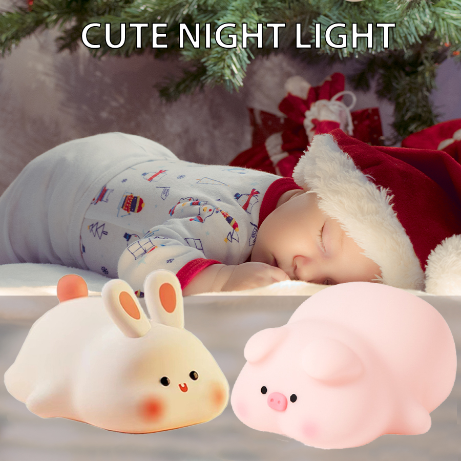 Piggy Bunny Night Light Led Ta - огляд і ціна Baby Nursery Table Lamp