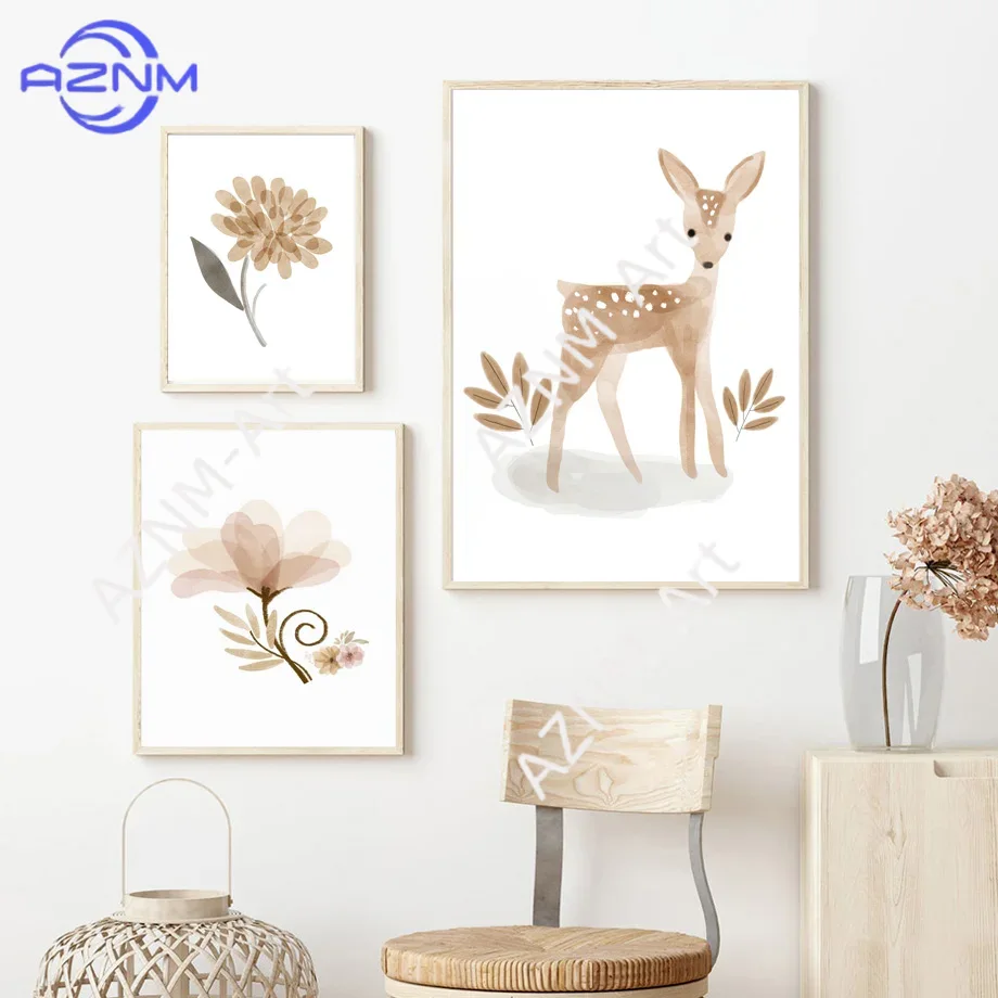 Boho Nursery Wall Art Canvas - - огляд і ціна Baby Nursery Posters
