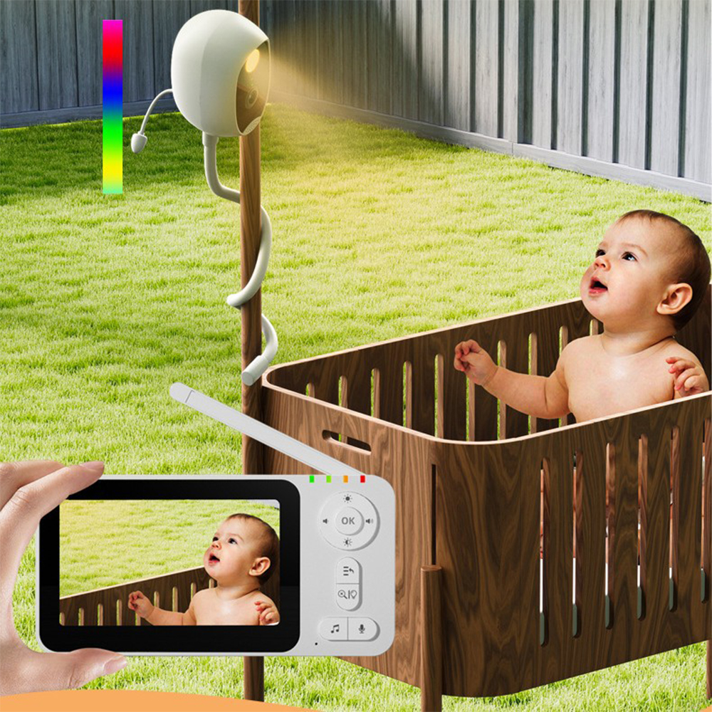 4.3-inch Intelligent Baby Moni - огляд і ціна Baby Monitor Split Screen