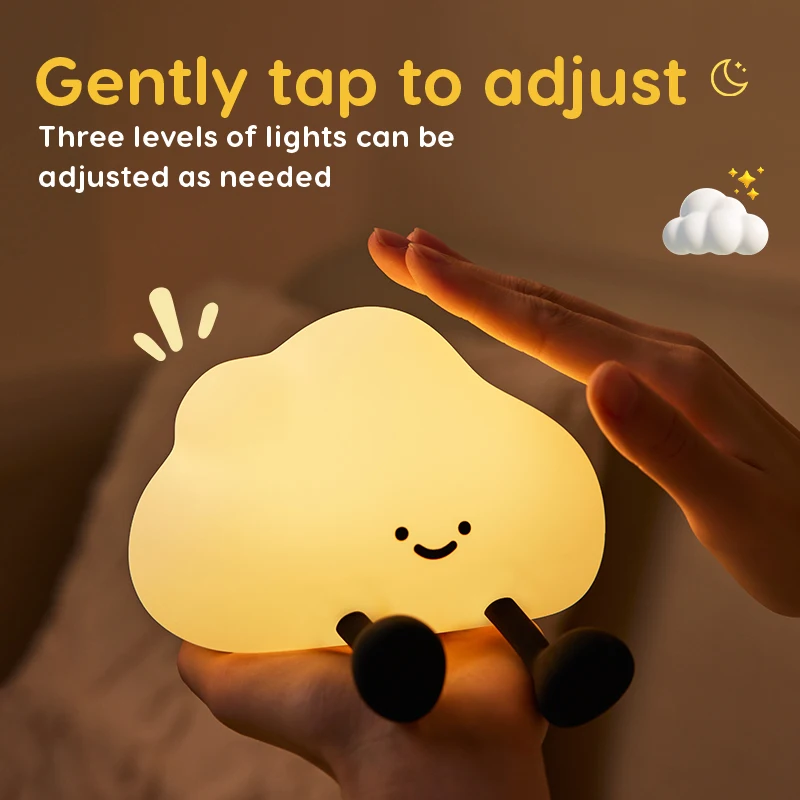 Cute Silicone Night Light Dimm - огляд і ціна Baby Nursery Table Lamp