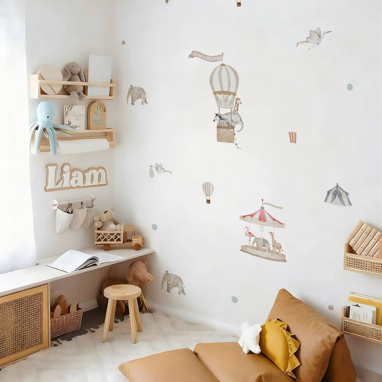 Retro Watercolor Wonderful Enc - огляд і ціна Baby Nursery Set Furniture