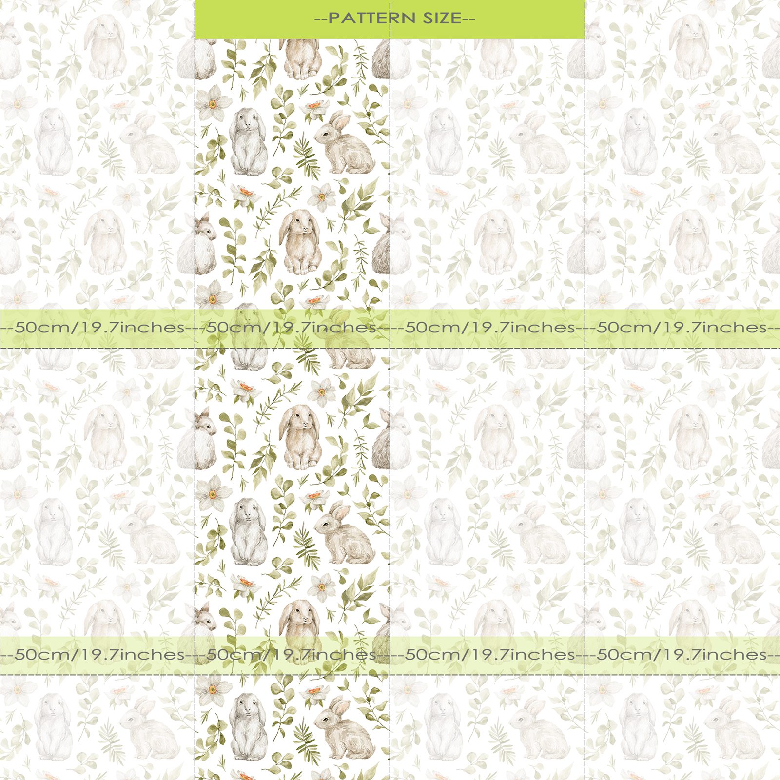 Bunny Wallpaper Kids Room Wall - огляд і ціна Baby Nursery Wallpaper Girl