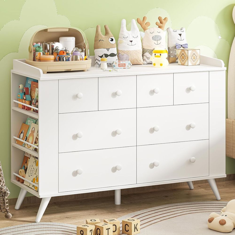 Children's 8-Drawer Dresser, N - огляд і ціна Drawer Dresser White