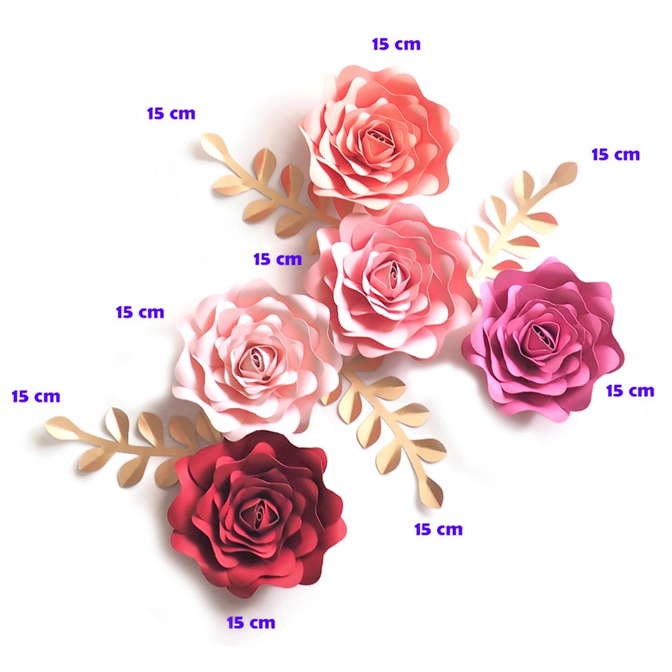 DIY Paper Flowers Leaves Nurse - огляд і ціна Baby Nursery Wallpaper Girl