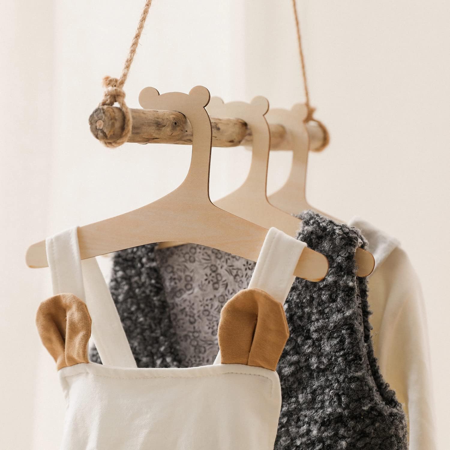 9 Inch Wooden Baby Hangers for - огляд і ціна Baby Nursery Images Free