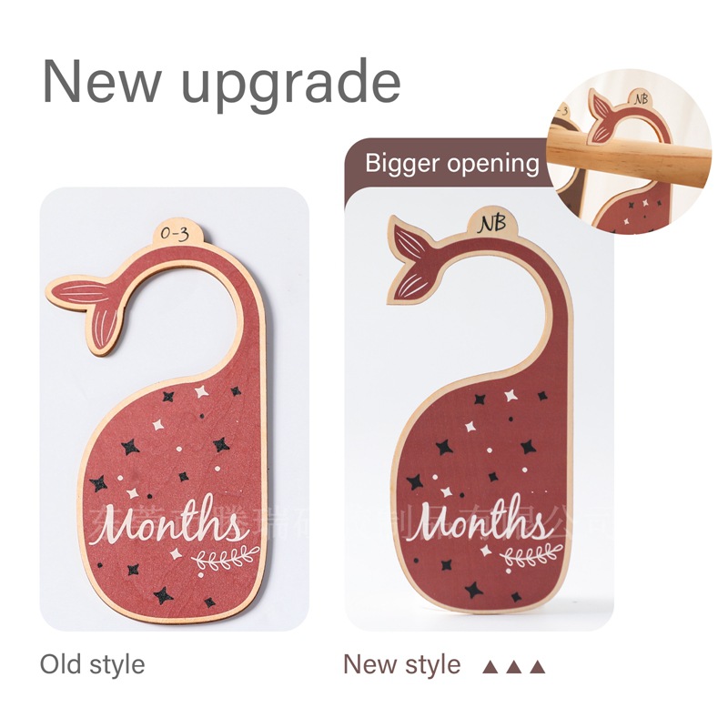Wooden Baby Clothes Dividers W - огляд і ціна Baby Nursery Closet