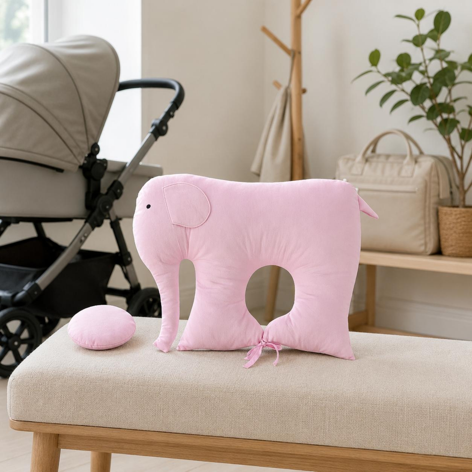 Elephant Baby Pillow Removable - огляд і ціна Baby Nursery Nurse